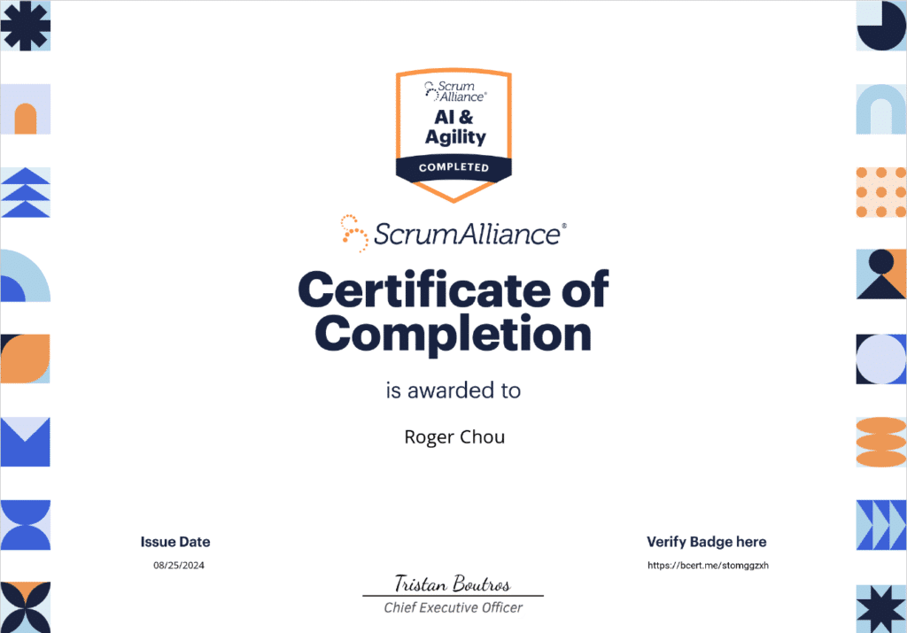 How to obtain the AI certification entry URL:SCRUM ALLIANCE official website