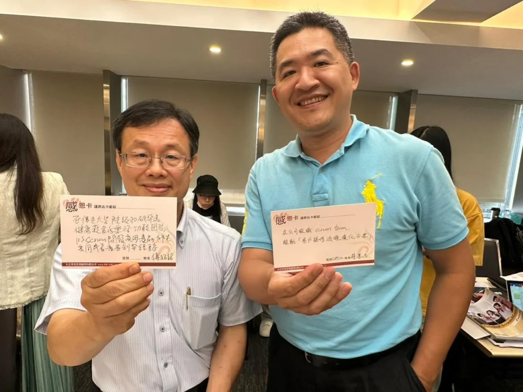 享曆工業 總經理 林憲忠與佛光大學 副校長 傅昭銘