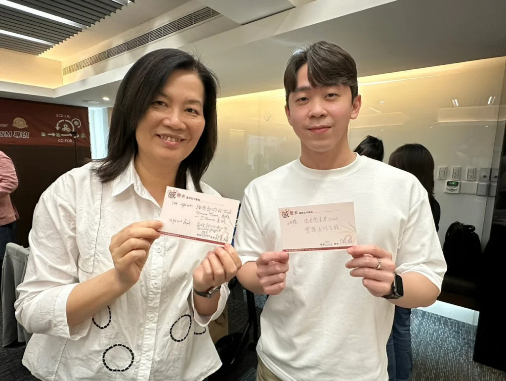 From a conversation with one CEO, I have expanded my plan to train 100 CEOs to 200 14 Kuo Hui-Mei, CIO of Inventec Corporation within the Inventec Group, and Jiang O-Ting.