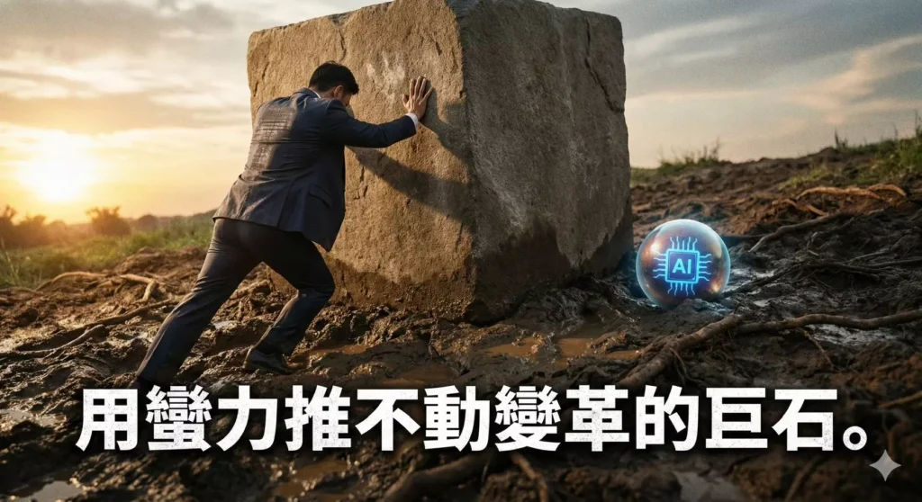 蠻力推不動變革的巨石