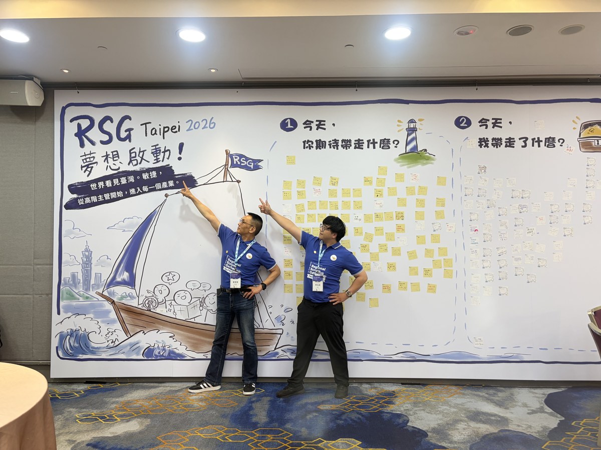 A Roster of Twenty, Carrying an Entire International Conference 6 The co-creation wall design draft