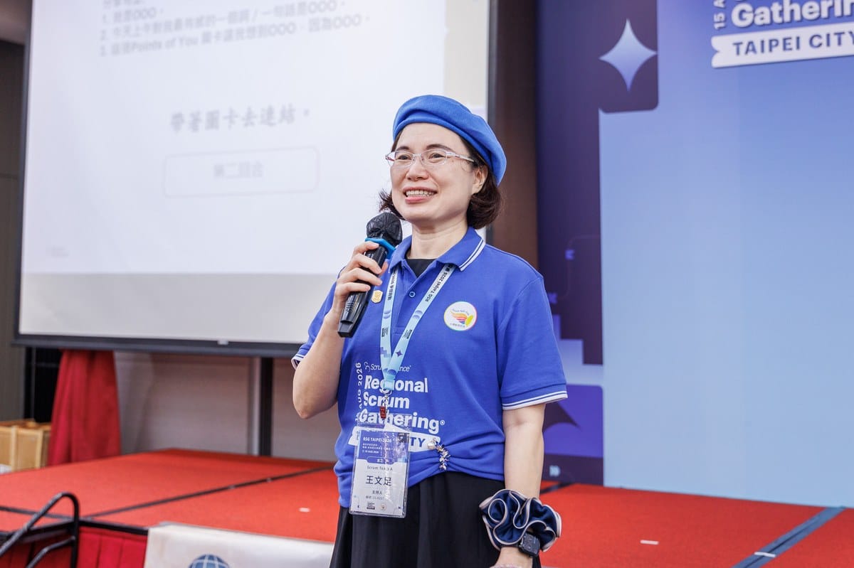 This Isn't Just Another Regional Scrum Gathering: When Scrum Walks Into the CEO's Decision Room 9 Host Wang Wen-tsu