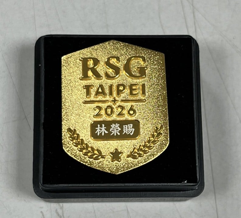 This Isn't Just Another Regional Scrum Gathering: When Scrum Walks Into the CEO's Decision Room 16 The final badge design — only 118 made, each individually engraved with a name