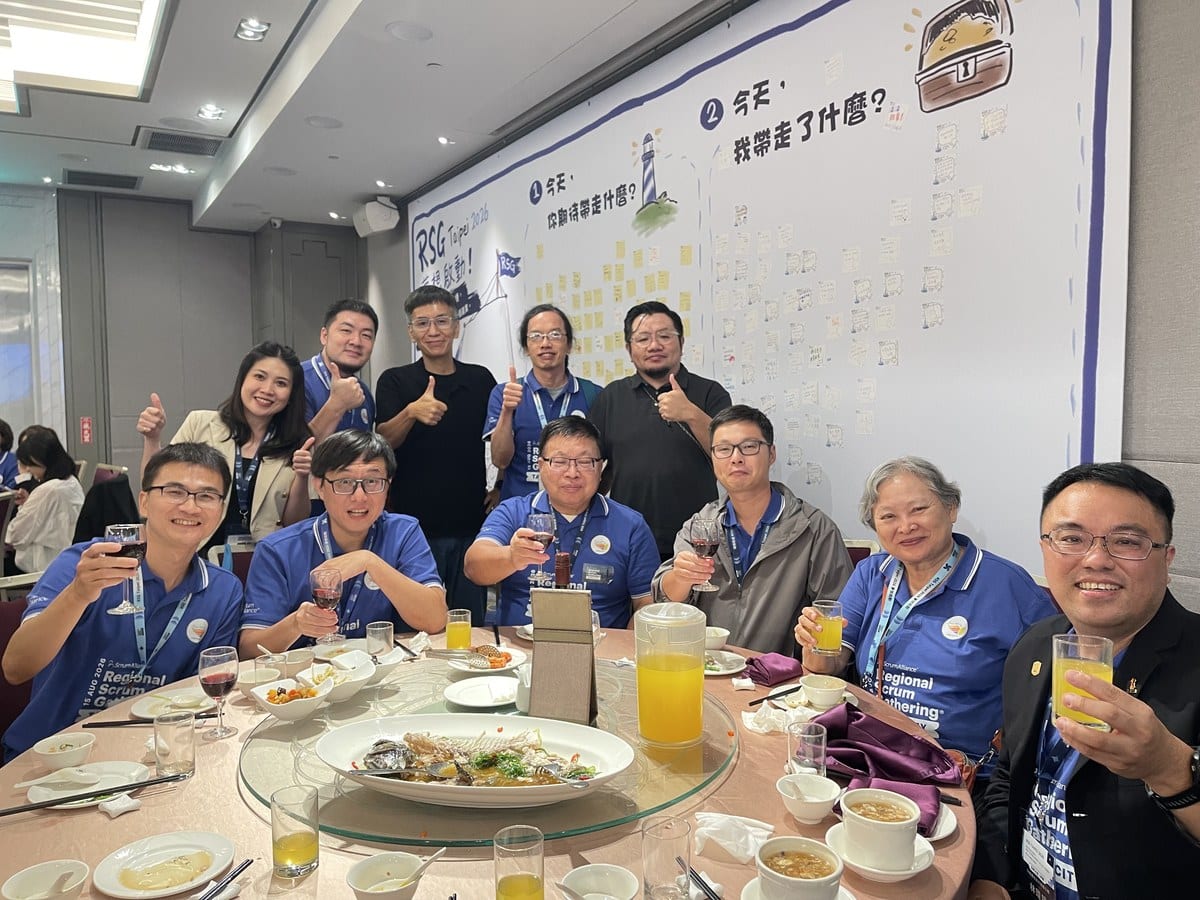 This Isn't Just Another Regional Scrum Gathering: When Scrum Walks Into the CEO's Decision Room 22 Community leaders from Taiwan Agile Tribe's various theme groups